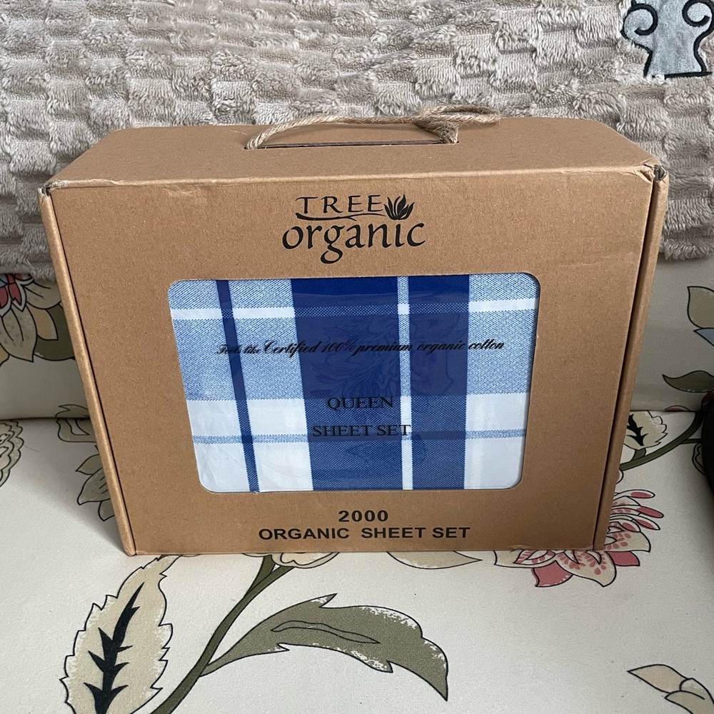 Queen Sheet Set in Blue